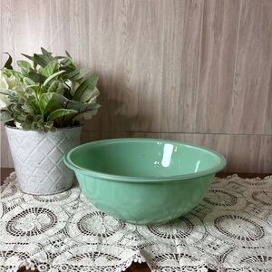 Vintage Pyrex Southwest Turquoise Clear Bottom Bowl 2.5 Corning USA